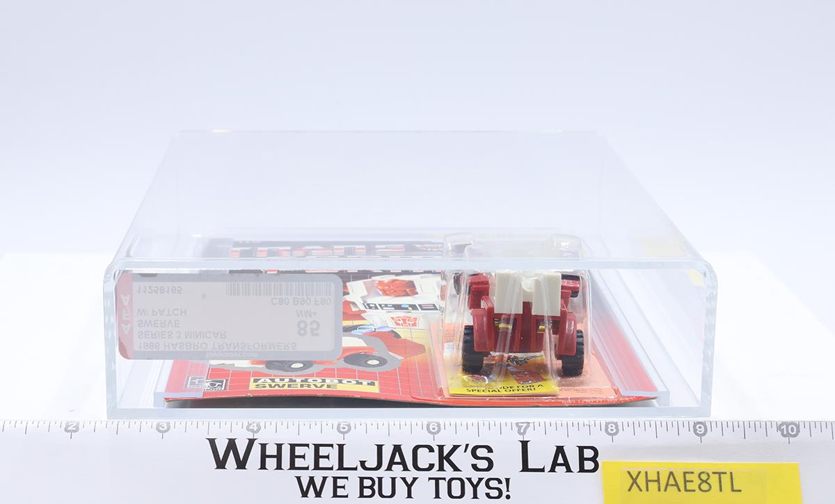 Swerve W/ Patch AFA GRADED 85 80/90/90 Transformers 1986 Hasbro NEW SEALED