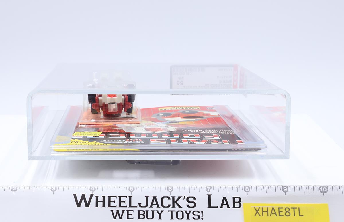 Swerve W/ Patch AFA GRADED 85 80/90/90 Transformers 1986 Hasbro NEW SEALED
