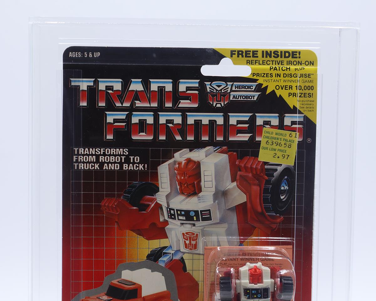 Swerve W/ Patch AFA GRADED 85 80/90/90 Transformers 1986 Hasbro NEW SEALED