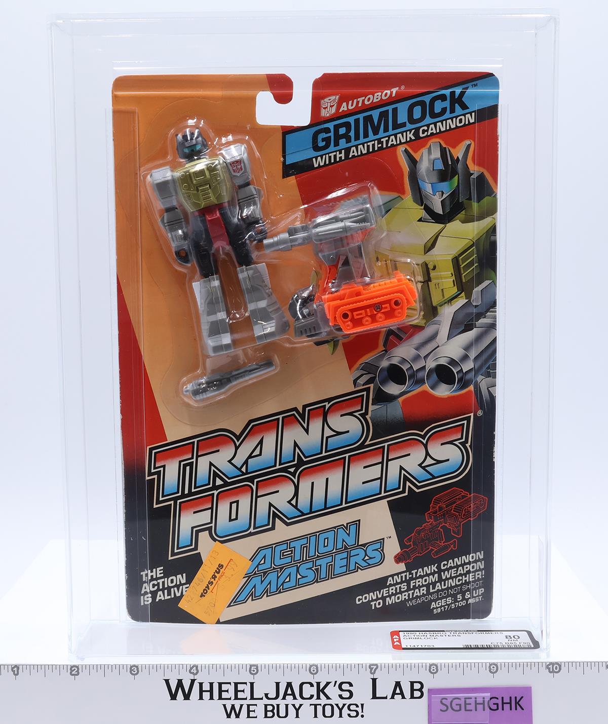 Grimlock Action Master AFA HIGHEST GRADED 80 75/85/90 G1 Transformers Hasbro