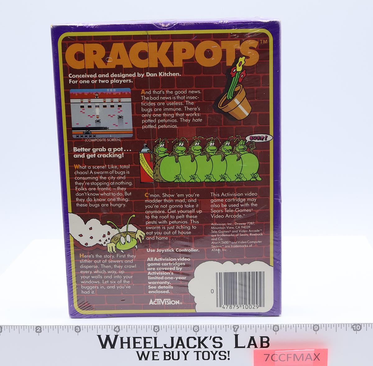 Crackpots Atari 2600 1983 Activision NEW SEALED Video Game Cartridge