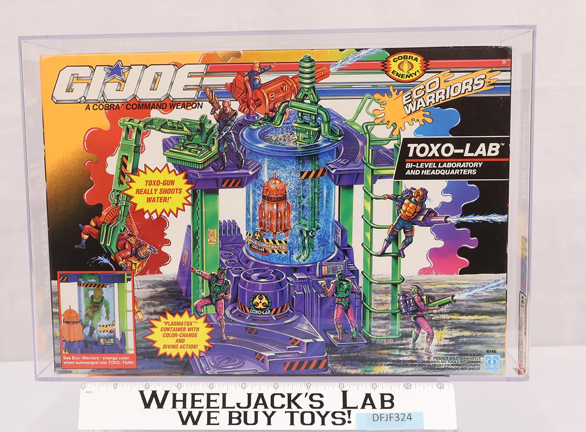 Toxo-Lab Playset AFA GRADED 75+ GI Joe Eco Warriors 1992 Hasbro NEW SEALED