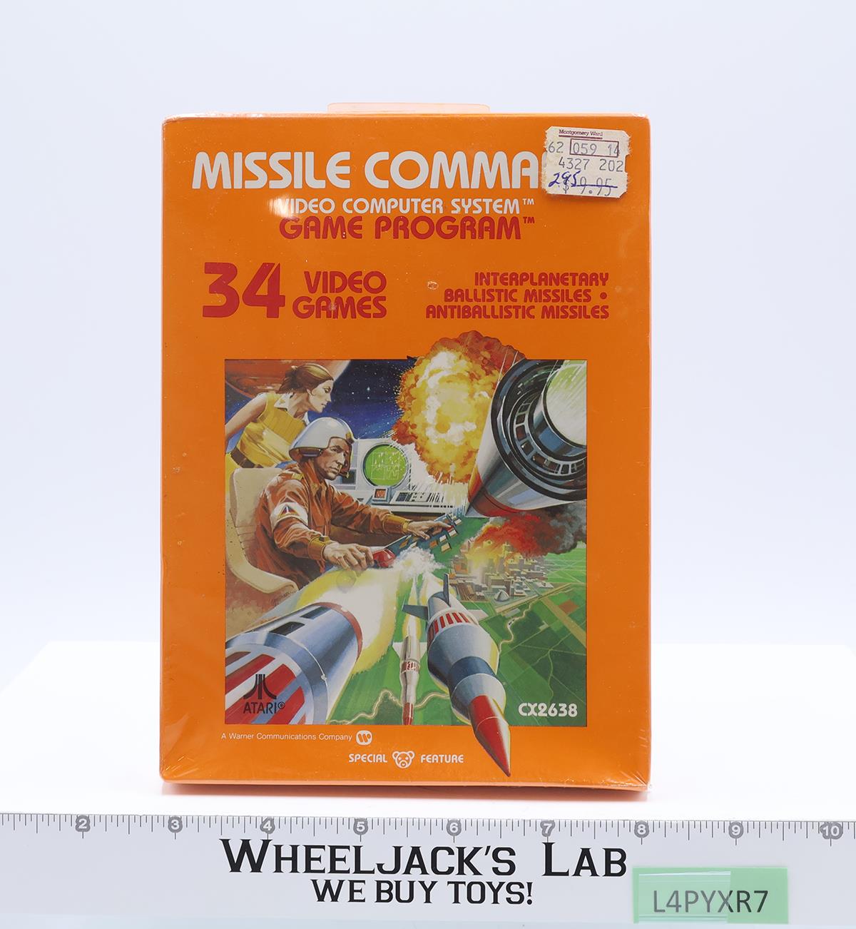 Missile Command Atari 2600 1980 NEW SEALED Video Game Cartridge