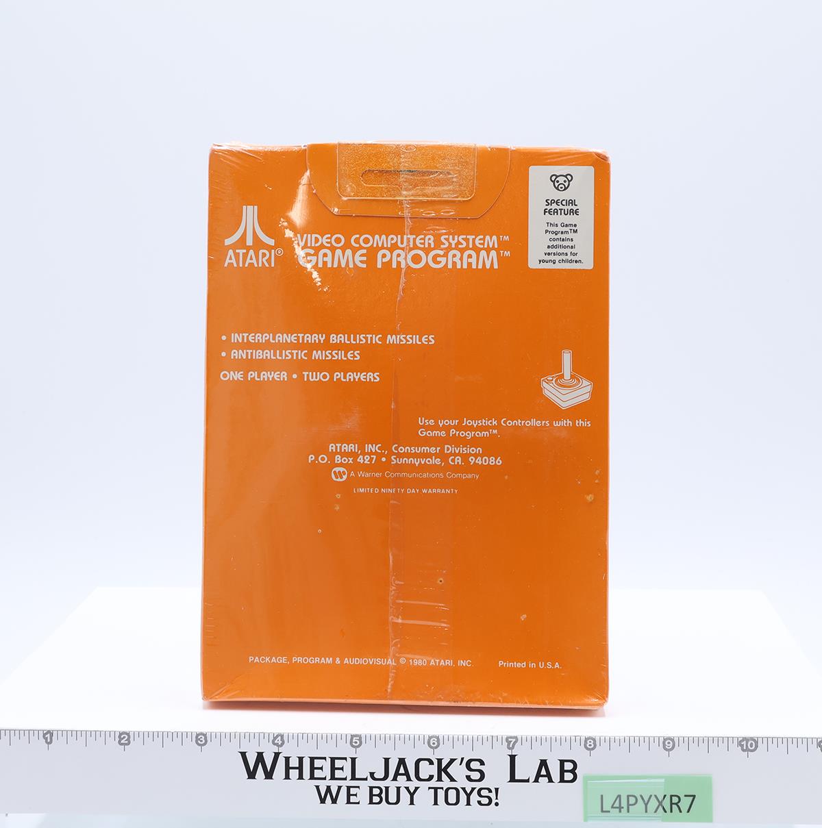 Missile Command Atari 2600 1980 NEW SEALED Video Game Cartridge