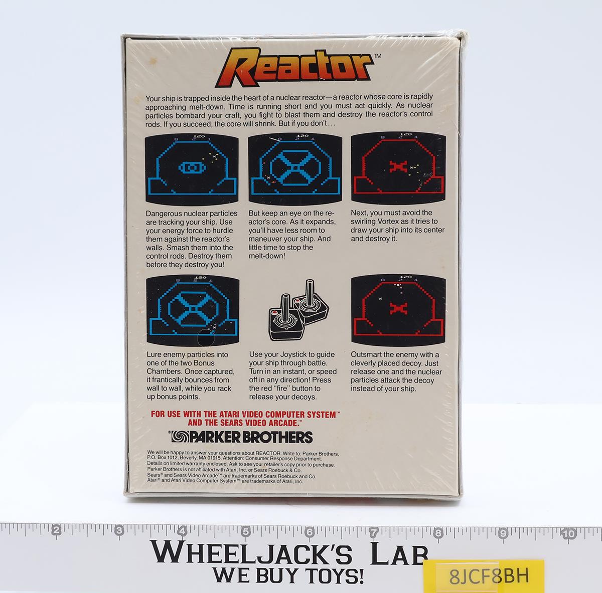 Reactor Atari 2600 1982 Parker Brothers NEW SEALED Video Game Cartridge