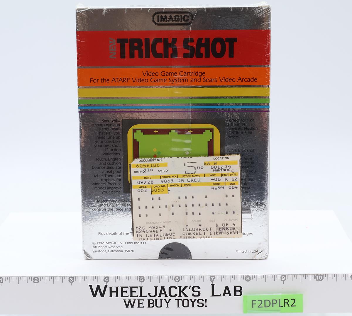 Trick Shot Atari 2600 1982 Imagic NEW SEALED Video Game Cartridge