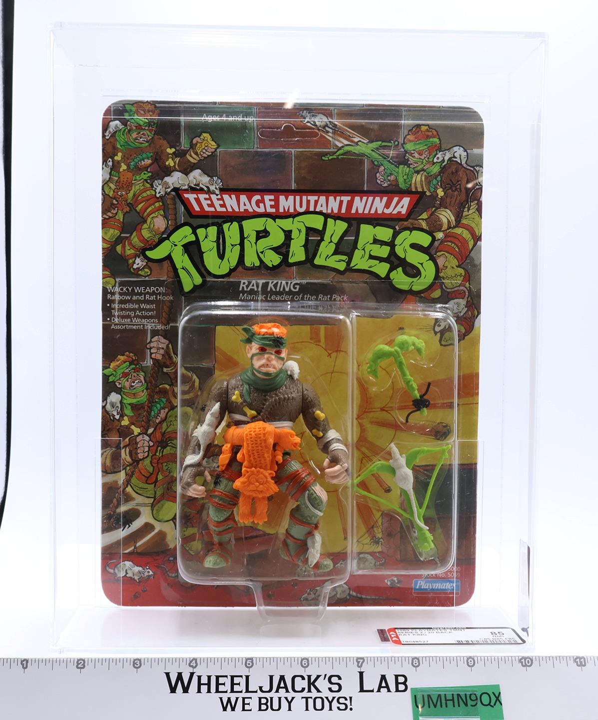 Rat King AFA GRADED 85 85/85/85 TMNT 20-Back 1989 Playmates NEW SEALED