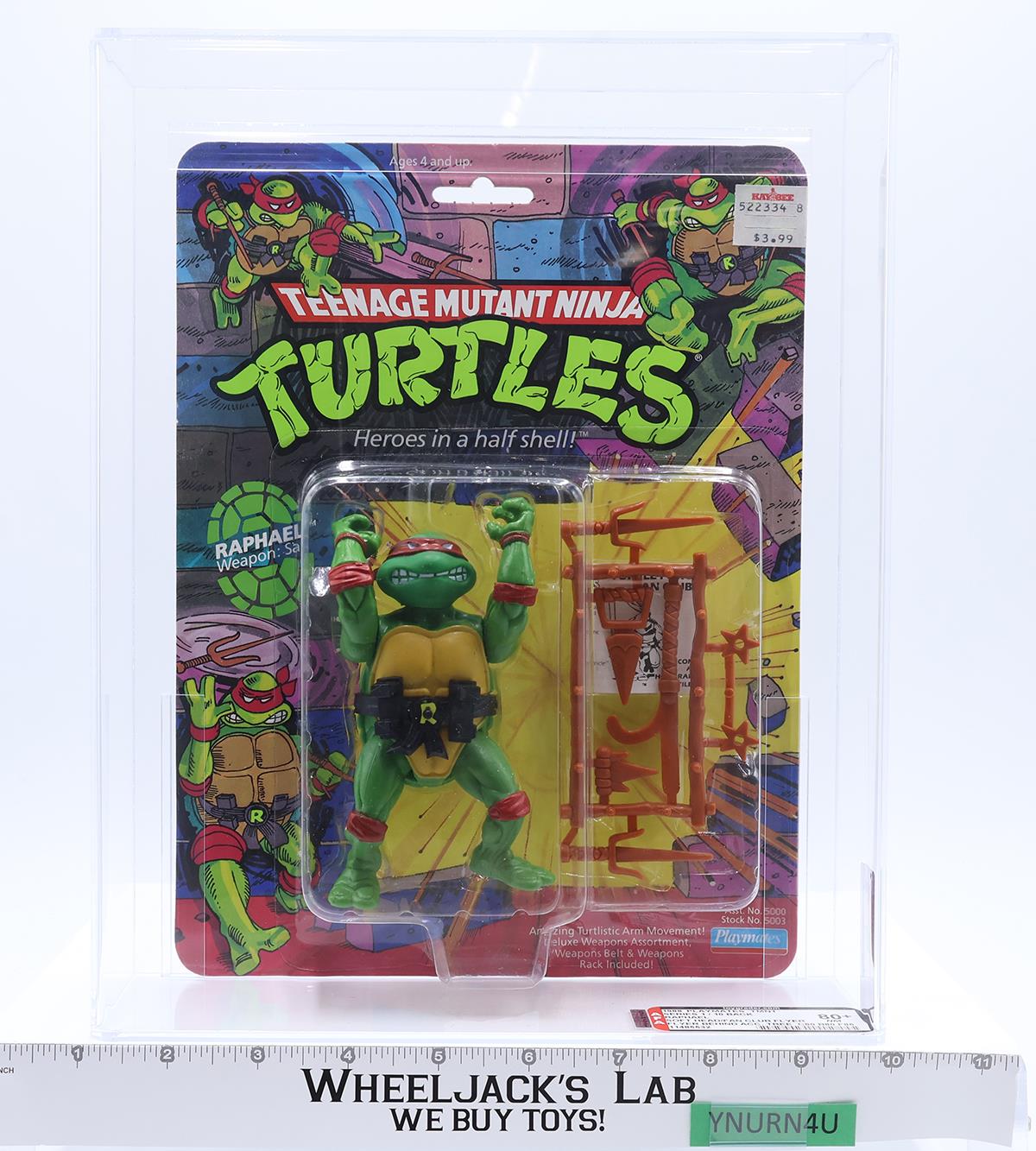 Donatello Soft Head Fan Club Flyer 80+ 80/80/85 TMNT 10-Back Playmates NEW