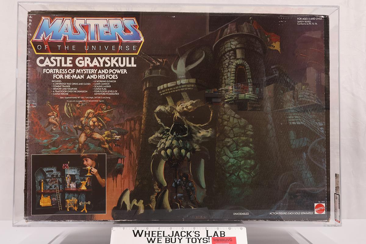 Castle Grayskull AFA HIGHEST GRADED 80+ He-Man MOTU 1983 Mattel NEW SEALED