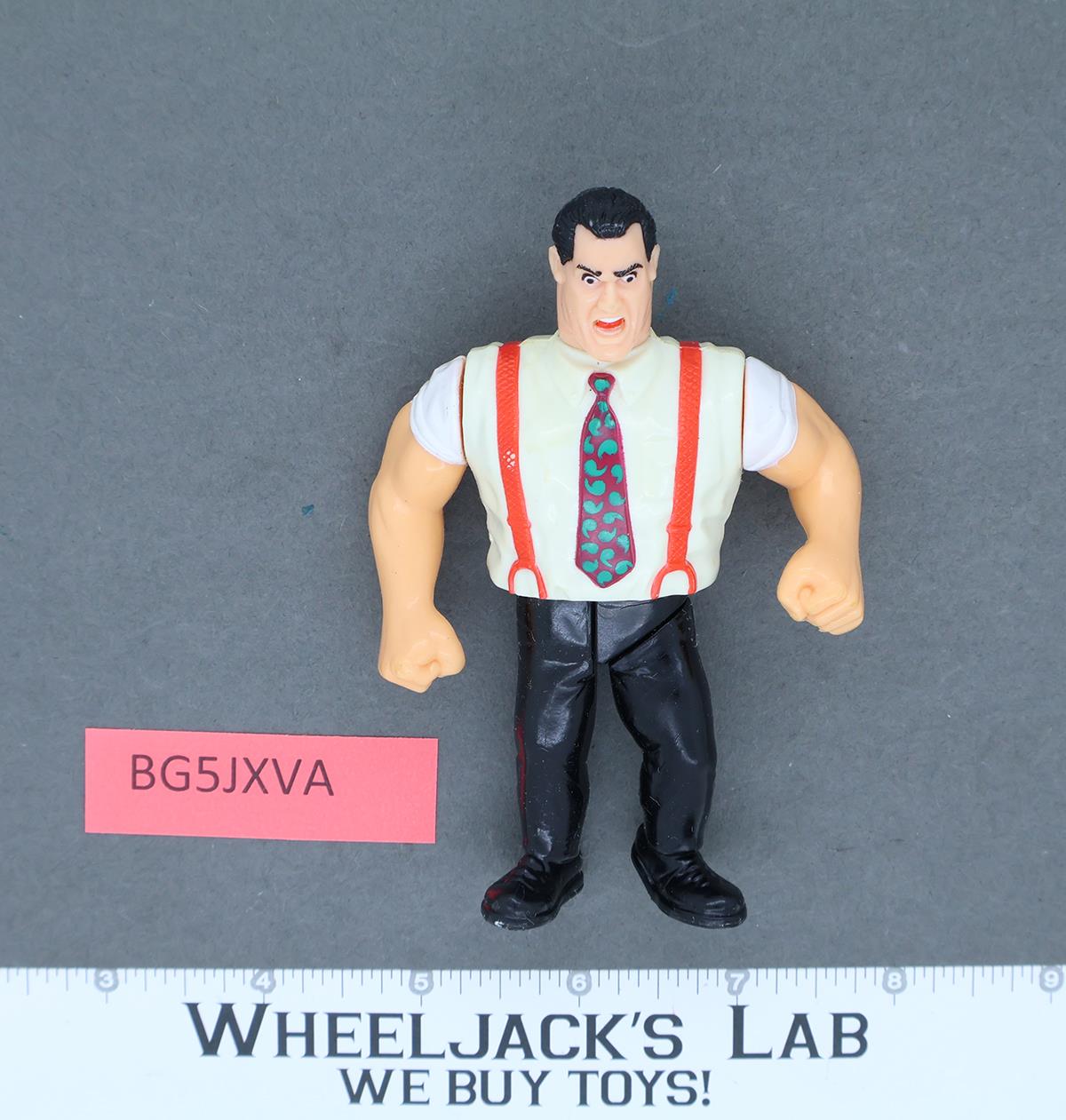 Irwin R. Schyster IRS 100% Complete WWF WWE Wrestling 1990 Hasbro Vintage Figure