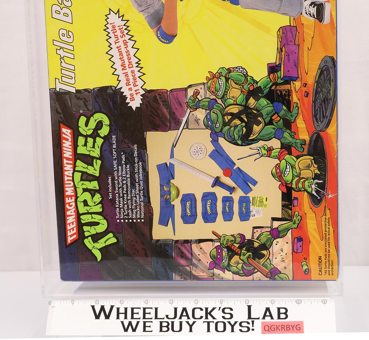 Leonardo Turtle Battle Fun Set AFA HIGHEST GRADED 85 POP 1 TMNT Playmates NEW