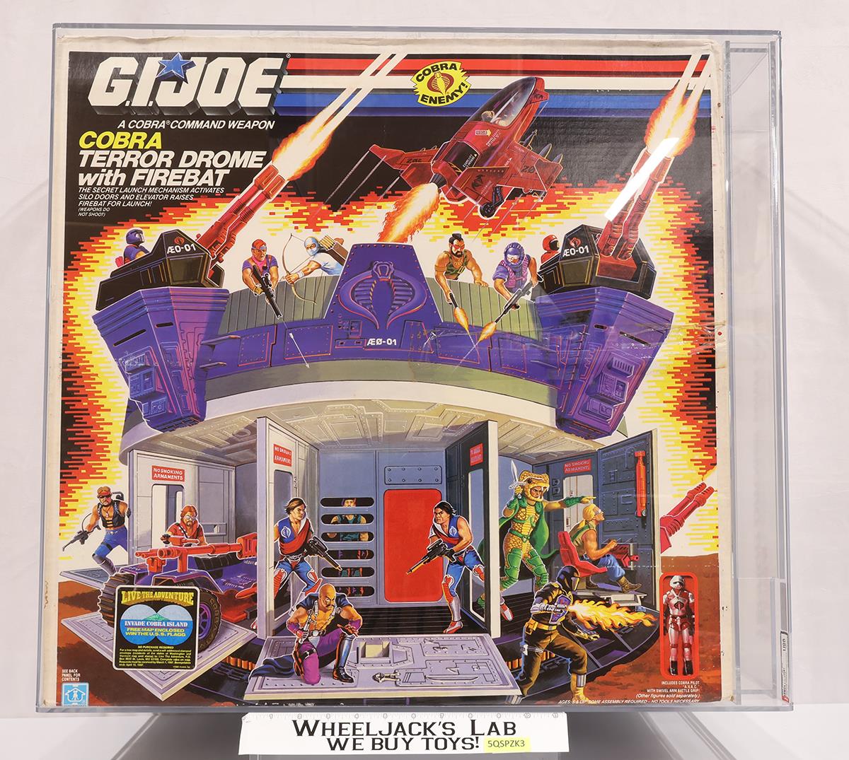 Terror Drome Live the Adventure Offer AFA GRADED U80 GI Joe Hasbro NEW SEALED