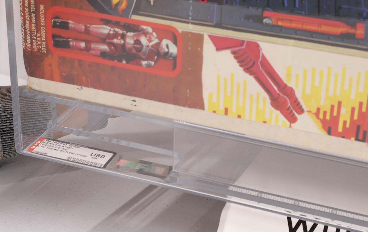 Terror Drome Live the Adventure Offer AFA GRADED U80 GI Joe Hasbro NEW SEALED