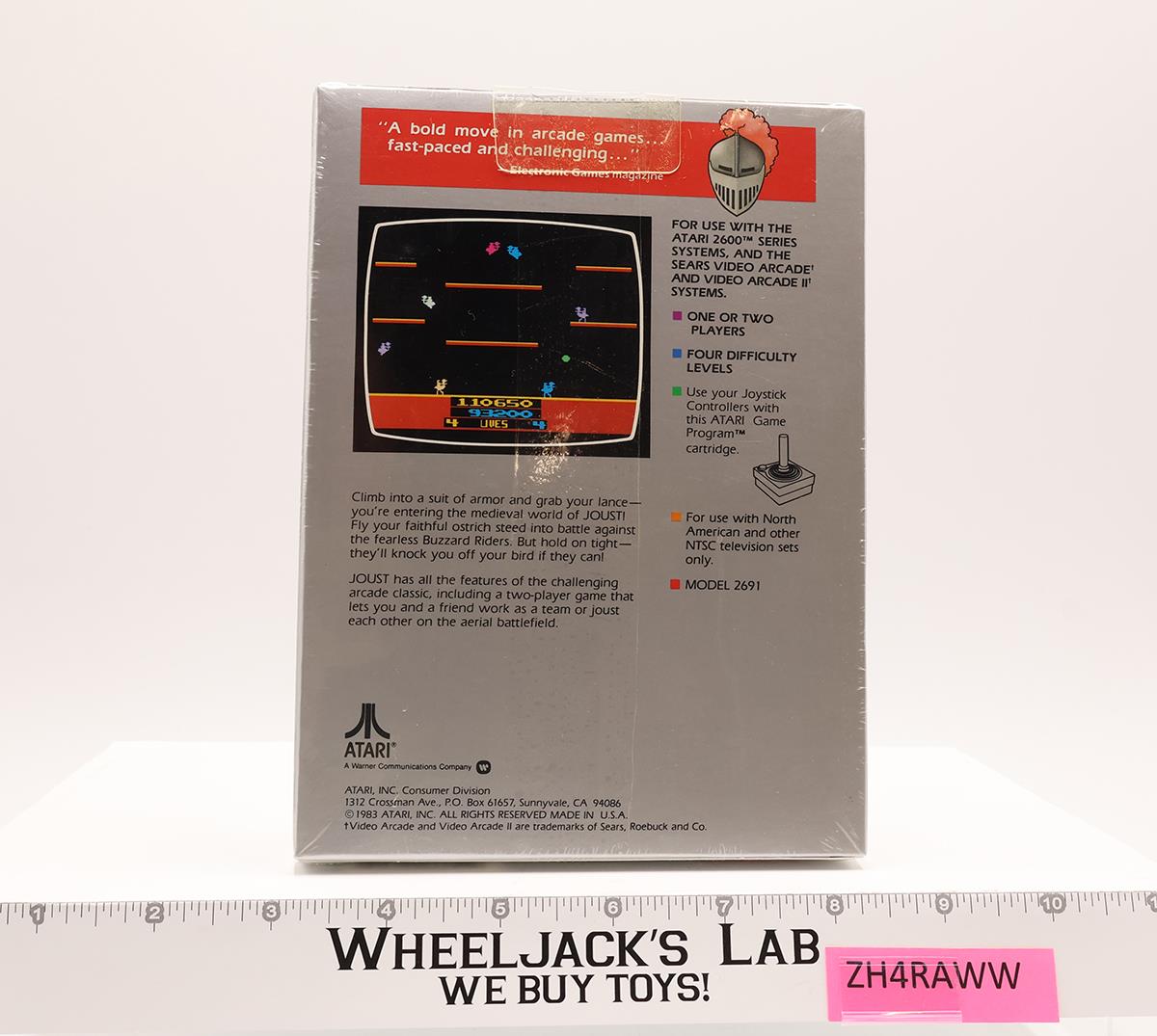 Joust Atari 2600 1983 NEW SEALED Video Game Cartridge