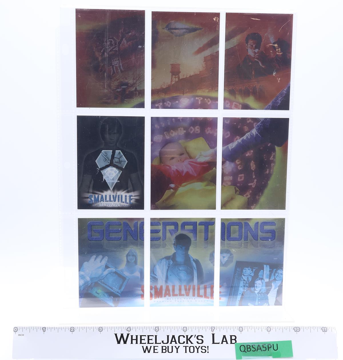 Generations Complete Foil Chase Set 1-9 Smallville Inkworks Cards