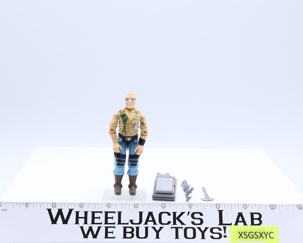 Buzzer V1 100% Complete W/34 CARDBACK 1985 GI Joe Hasbro Action Figure