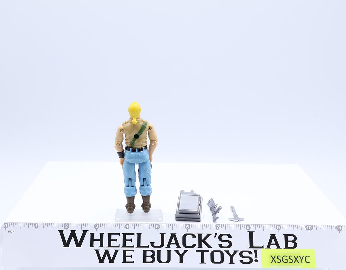 Buzzer V1 100% Complete W/34 CARDBACK 1985 GI Joe Hasbro Action Figure