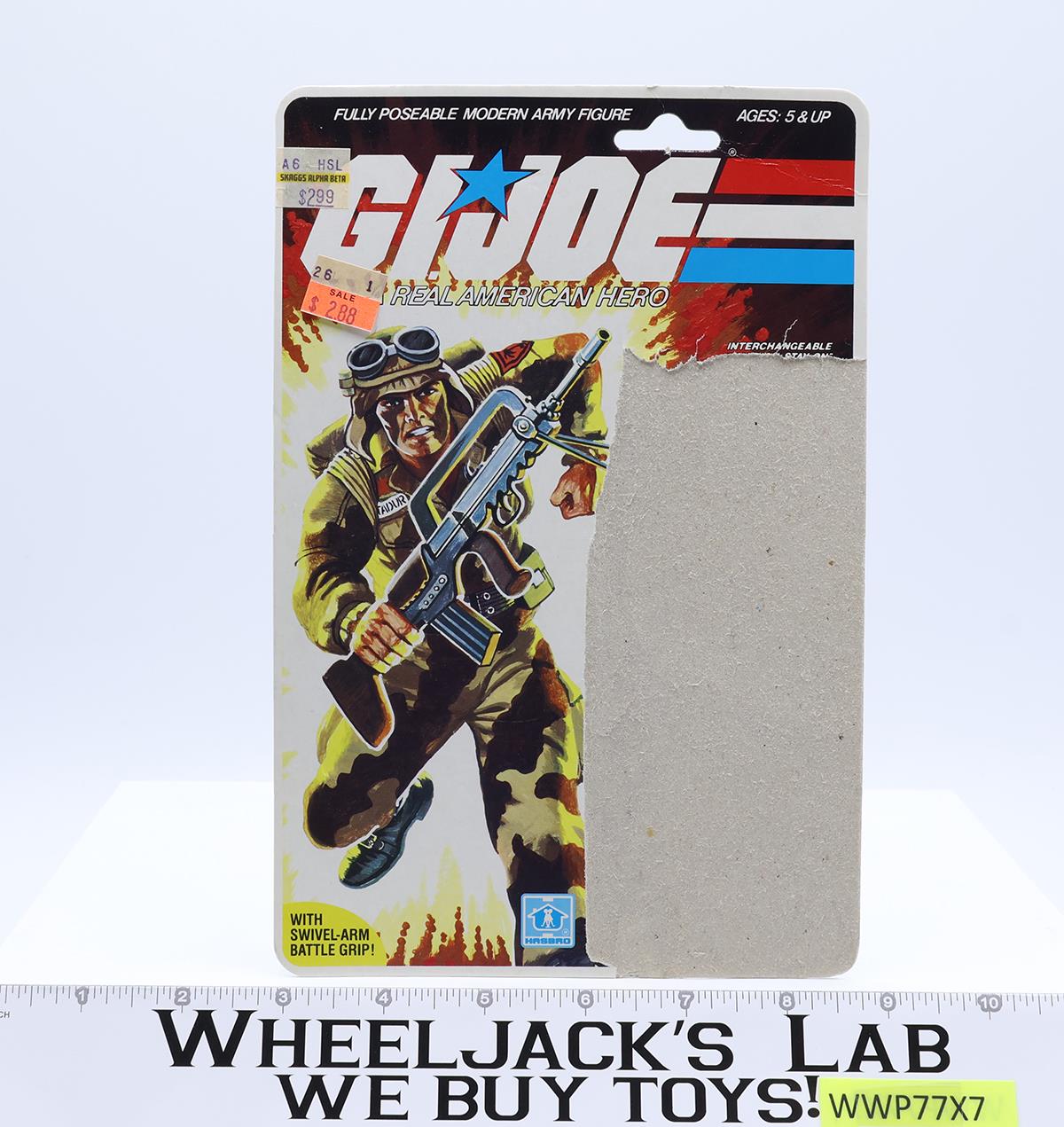 Dusty V1 100% Complete W/ Cardback 1985 G.I. Joe Hasbro Vintage Action Figure