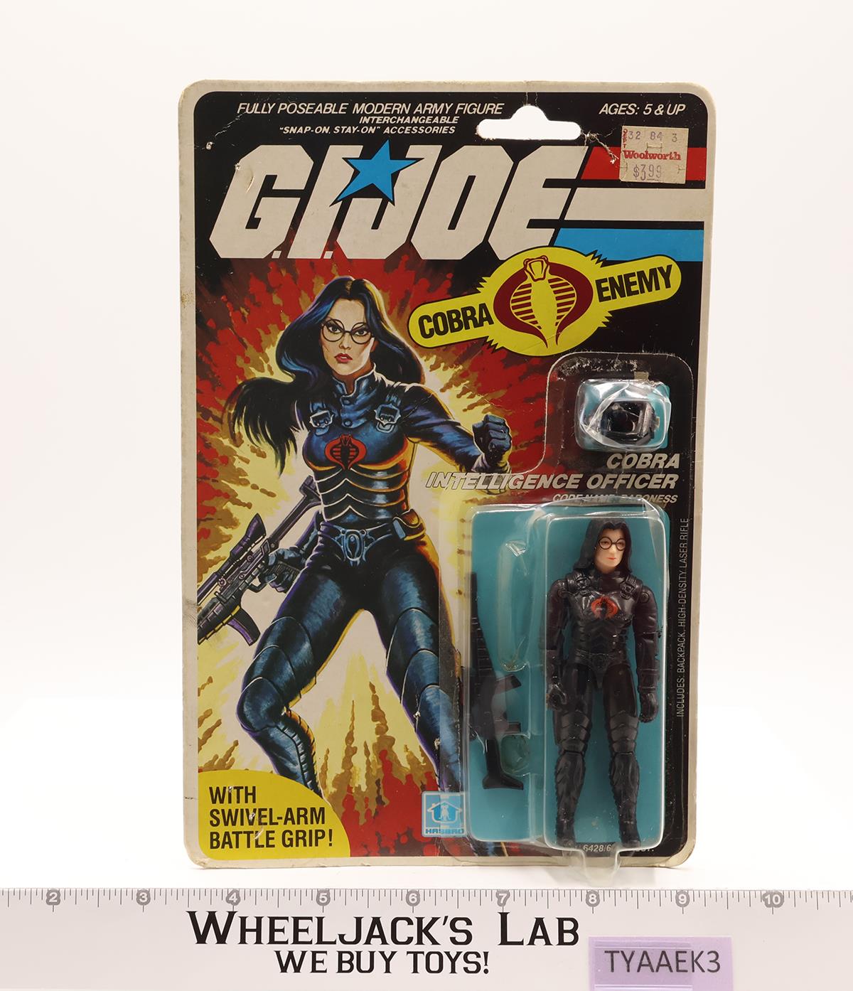 Baroness 32-Back GI Joe 1984 Hasbro Vintage Action Figure NEW MOSC SEALED