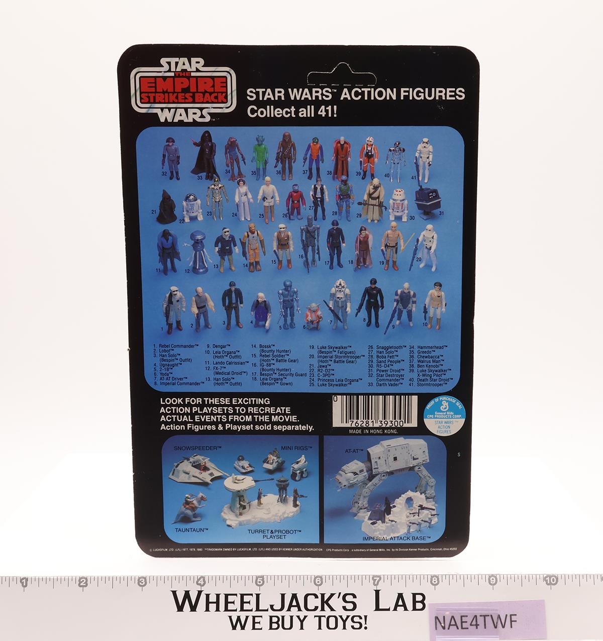 Princess Leia Organa 41 Back-C Star Wars ESB 1980 Kenner Figure NEW MOSC SEALED