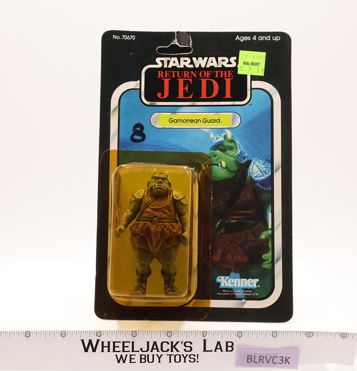 Gamorrean Guard 65 Back-B Star Wars ROTJ Kenner Action Figure NEW MOSC SEALED