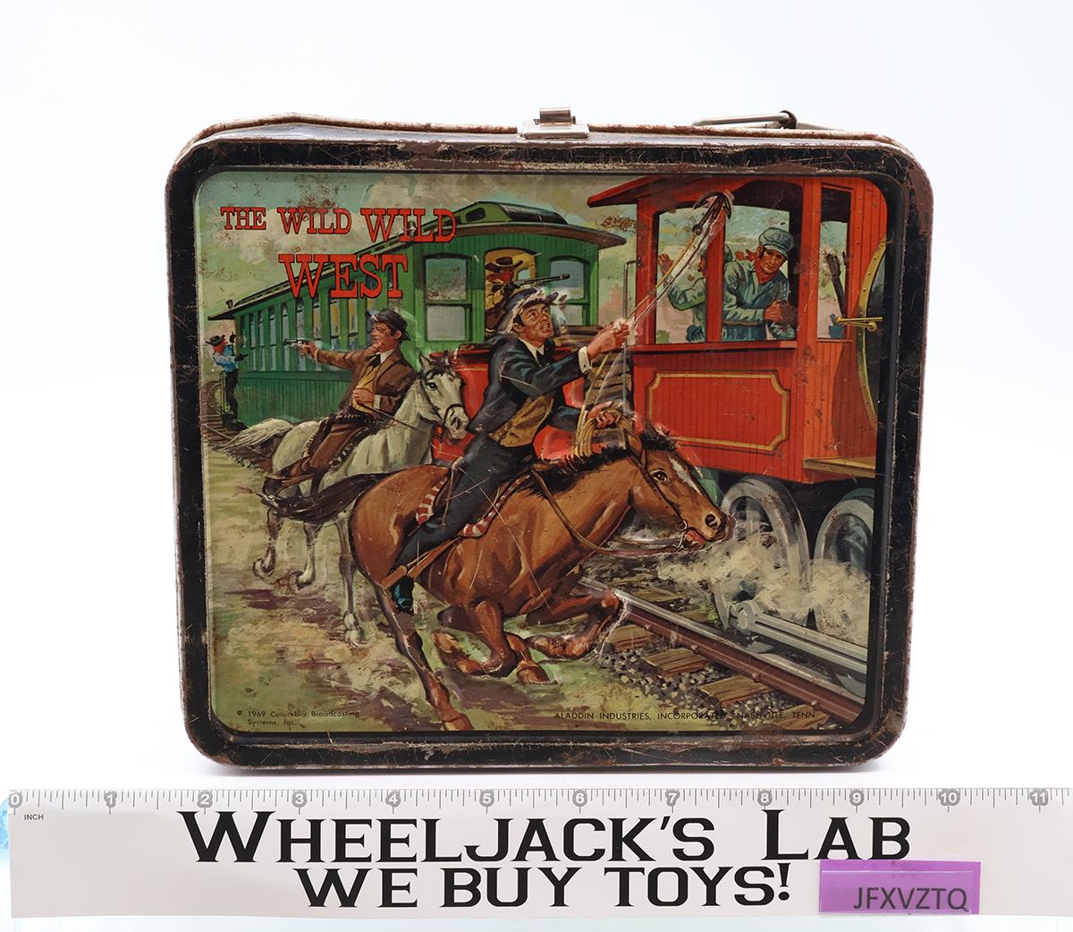 The Wild Wild West Metal Lunch Box 1969 Aladdin Vintage No Thermos CBS