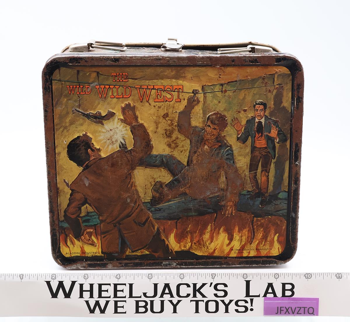 The Wild Wild West Metal Lunch Box 1969 Aladdin Vintage No Thermos CBS