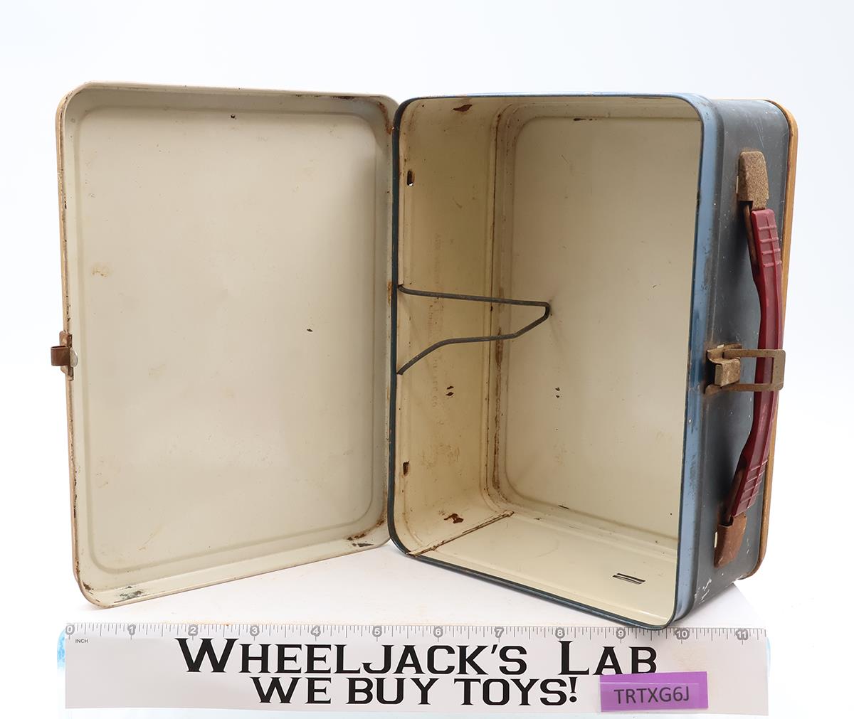 Roy Rogers and Dale Evans Double R Bar Ranch Metal Lunch Box ONLY 1950s Vintage