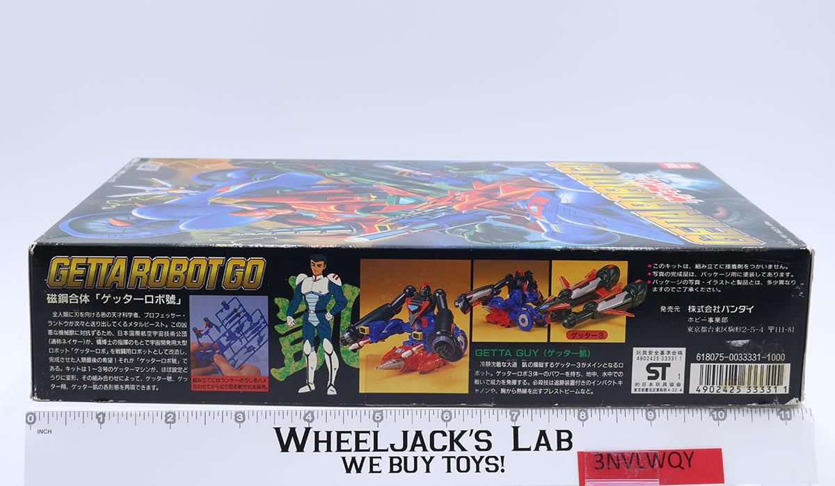 P03 Mazinger 3-Type Getta Robot Go 1991 Bandai 1/44 Scale Model Kit