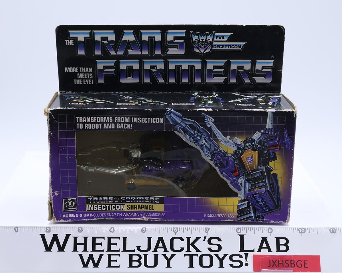 Shrapnel G1 Transformers Hasbro 1985 Action Figure NEW MIB MINT ON CARD