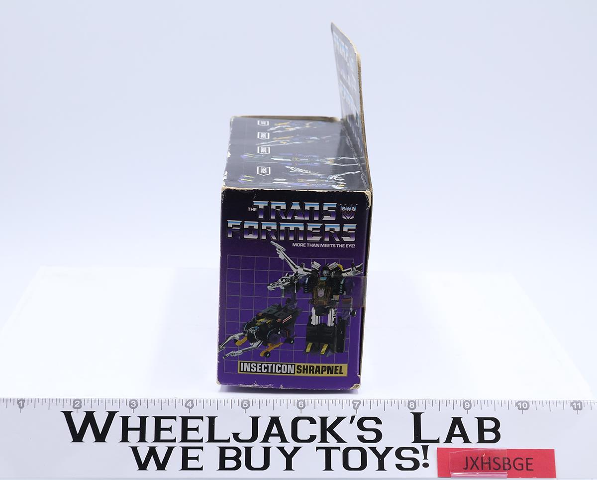 Shrapnel G1 Transformers Hasbro 1985 Action Figure NEW MIB MINT ON CARD