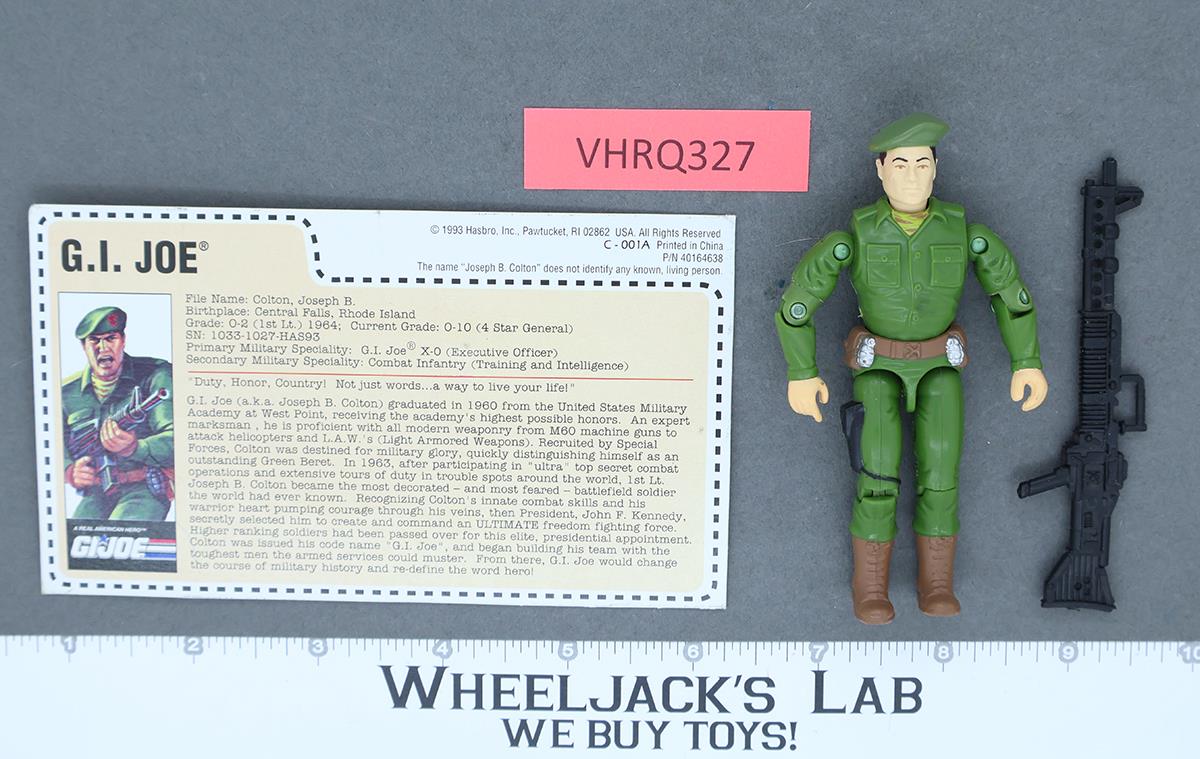 Joseph Colton RED CARDBACK 100% Complete 1995 GI Joe ARAH Vintage Hasbro Figure