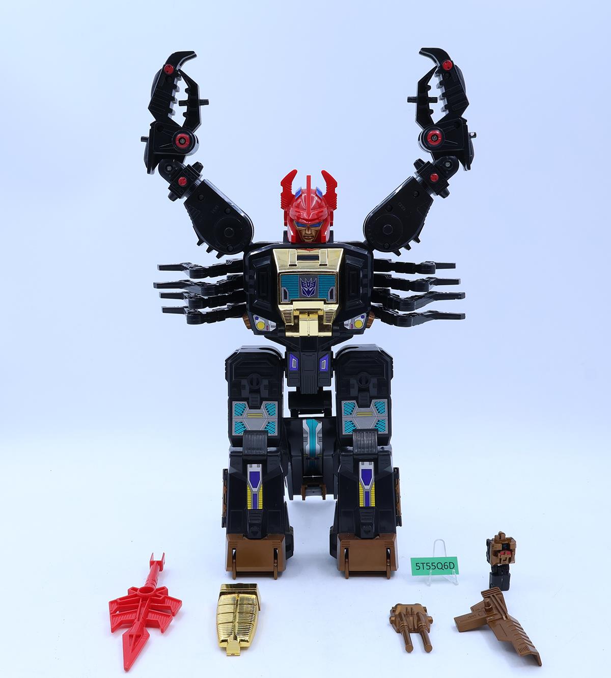 D-311 Black Zarak Transformers Headmasters 1988 Takara Action Figure