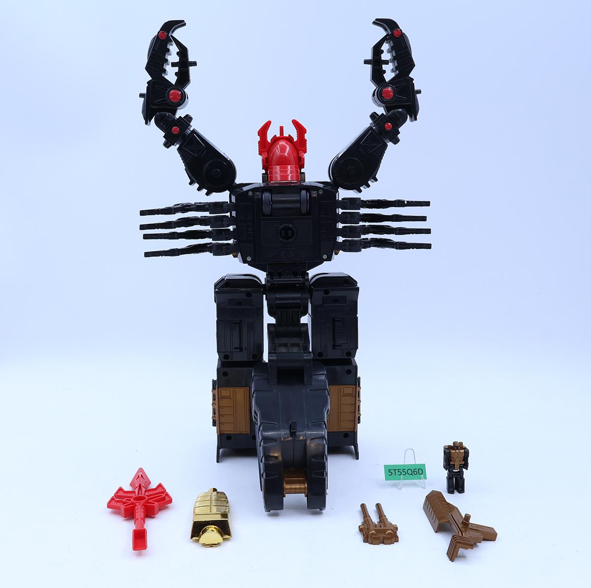 D-311 Black Zarak Transformers Headmasters 1988 Takara Action Figure