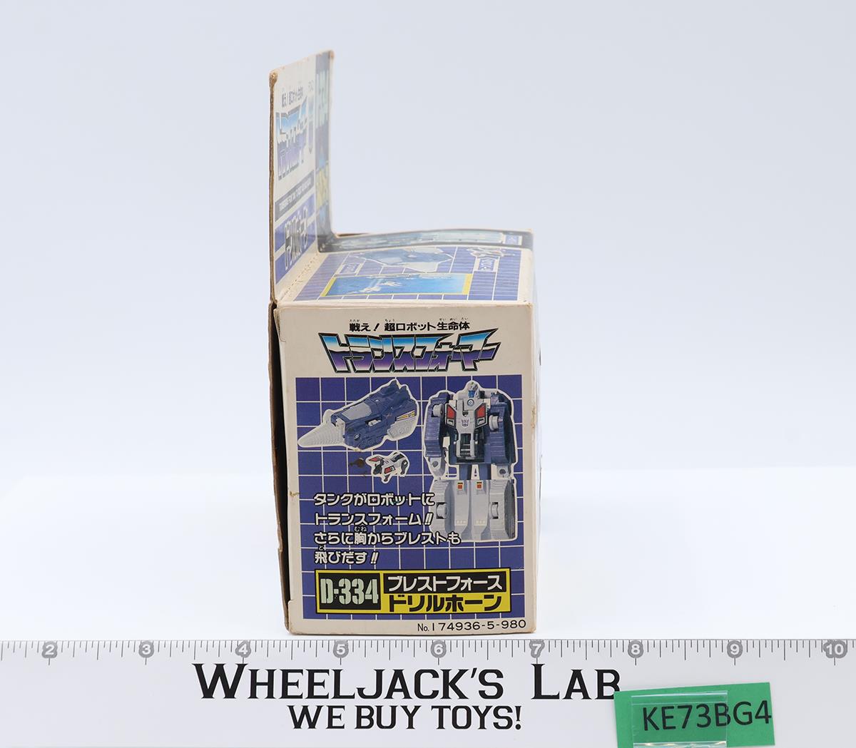 D-334 Drillhorn Liokaiser Complete G1 Transfomers Japan Takara Action Figure