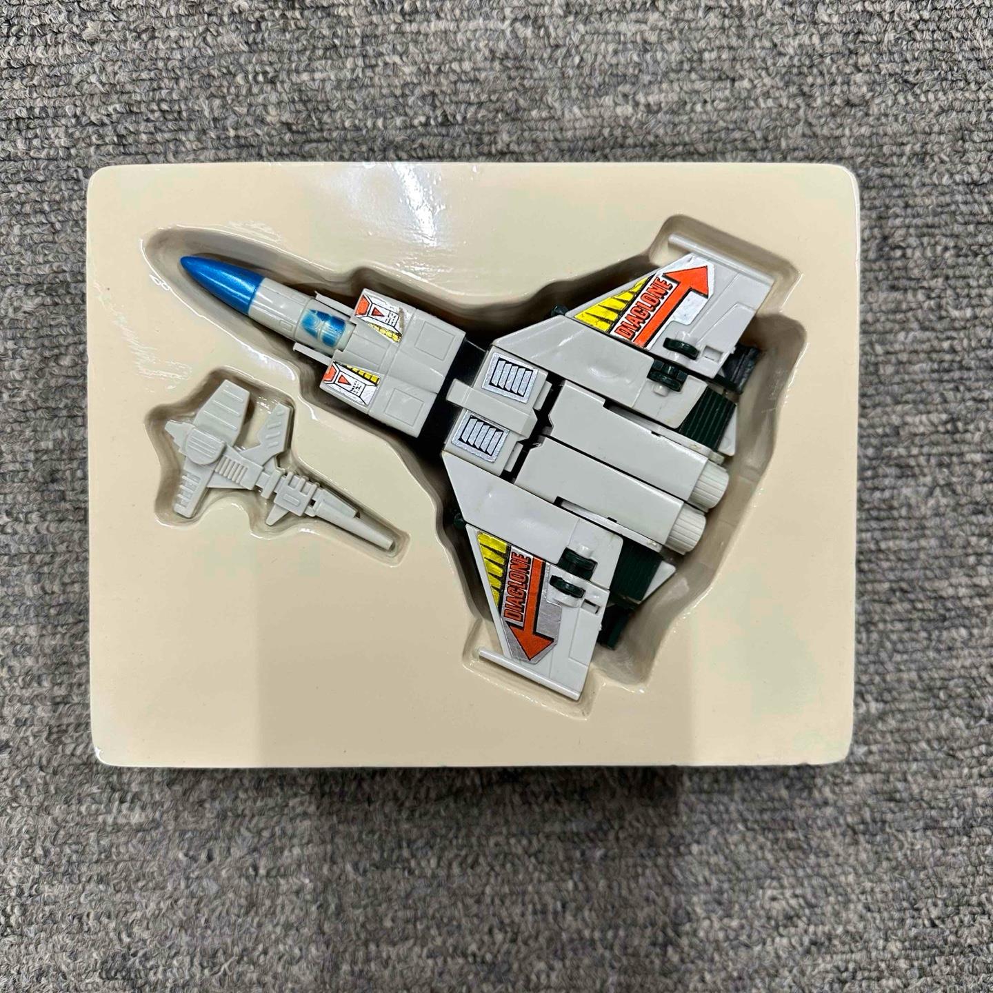 Jet Plane to Tank Triple Changer Vintage Robot Action Figure Made in Taiwan