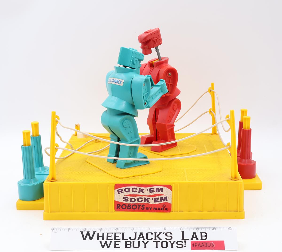 Rock Em Sock Em Robots Original 1960s Marx Vintage Action Figure