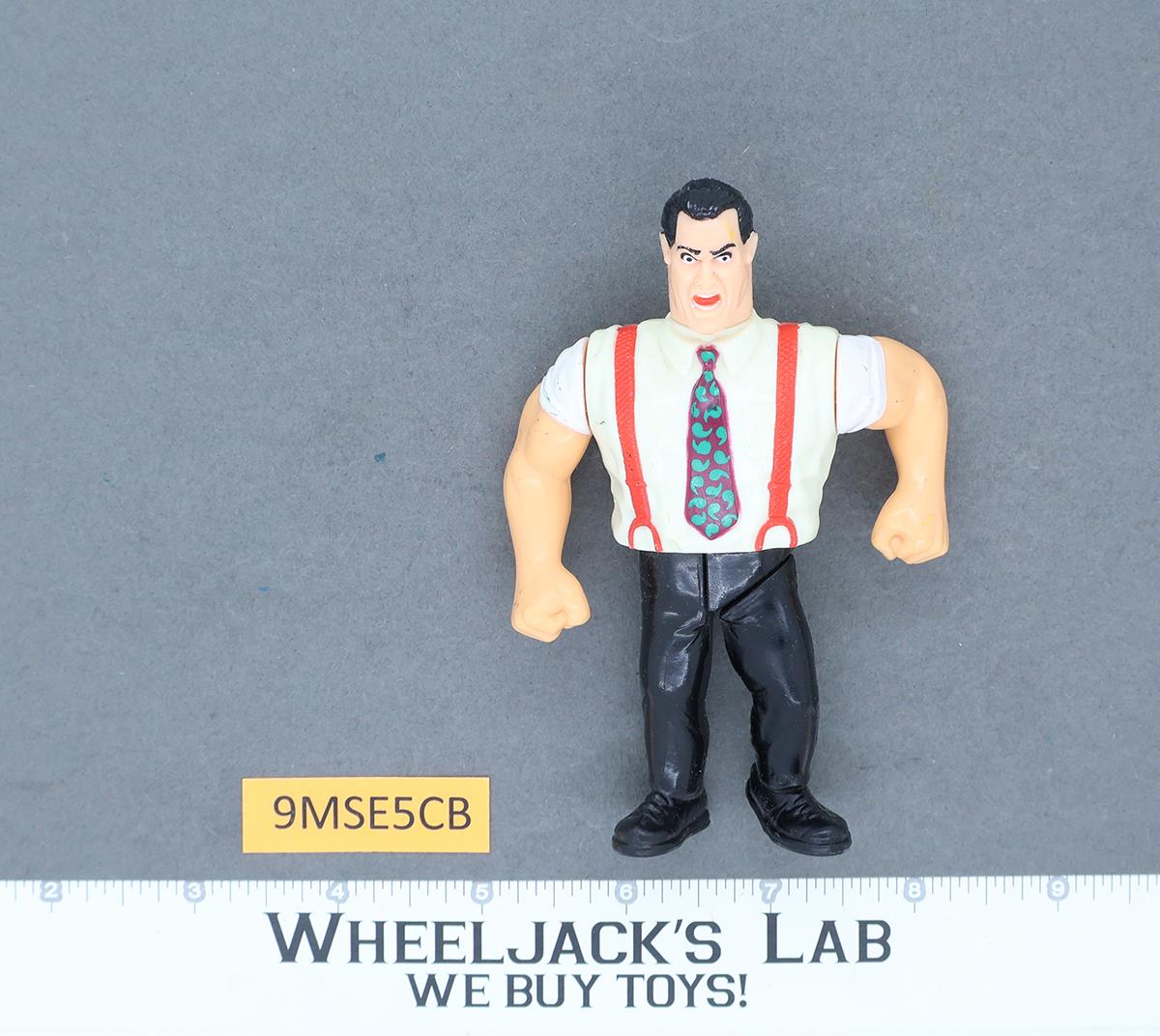 Irwin R. Schyster IRS 100% Complete WWF WWE Wrestling 1990 Hasbro Vintage Figure