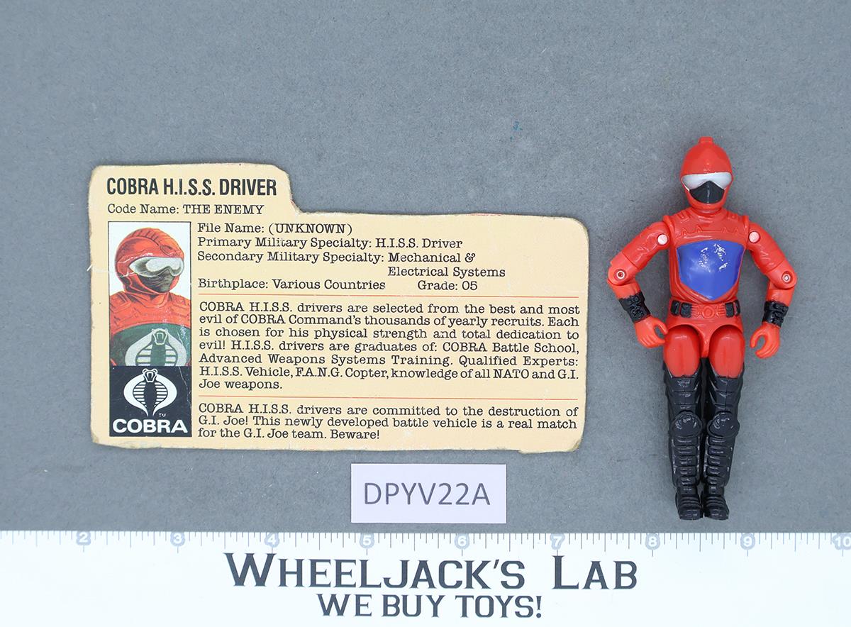Cobra H.I.S.S. Driver V1 100% Complete G.I. Joe 1983 Hasbro Vintage Figure