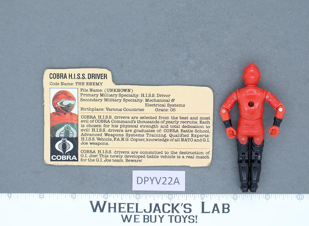 Cobra H.I.S.S. Driver V1 100% Complete G.I. Joe 1983 Hasbro Vintage Figure