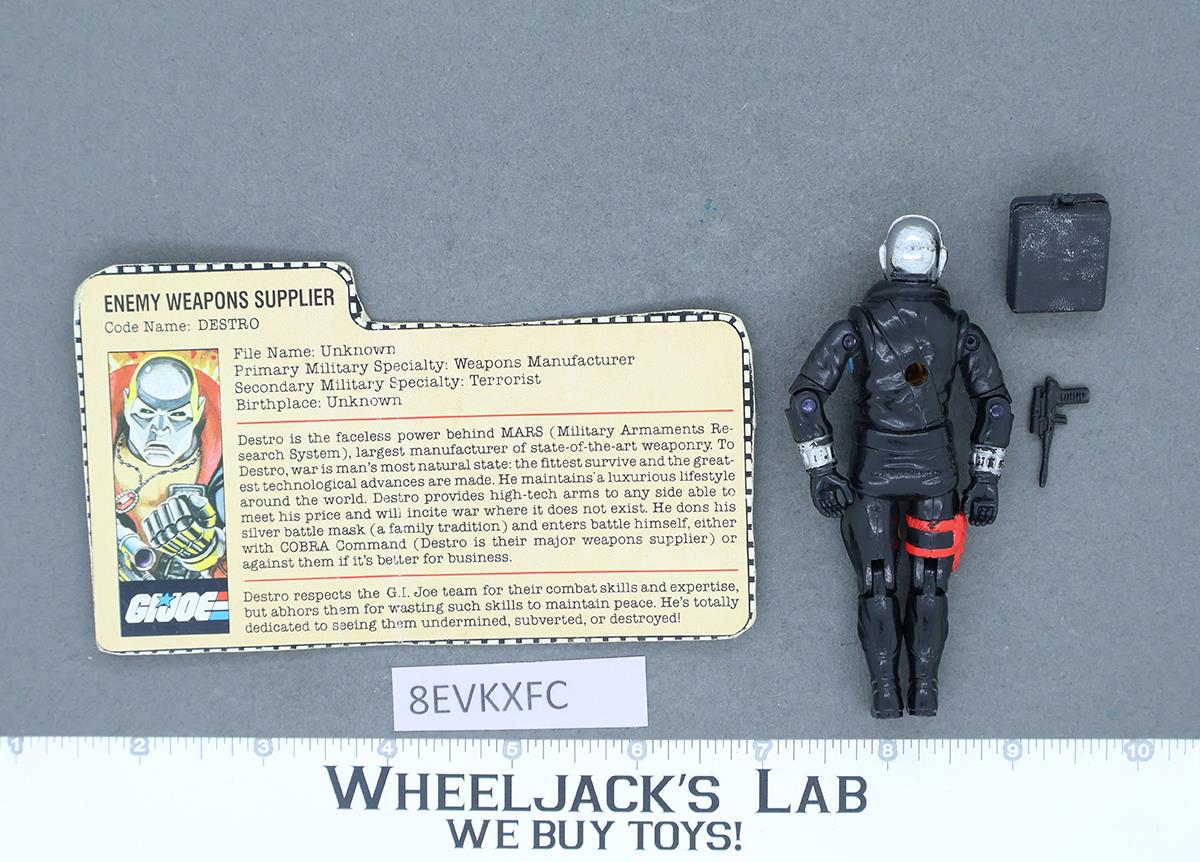 Destro V1 100% Complete G.I. Joe 1983 Hasbro Vintage Action Figure