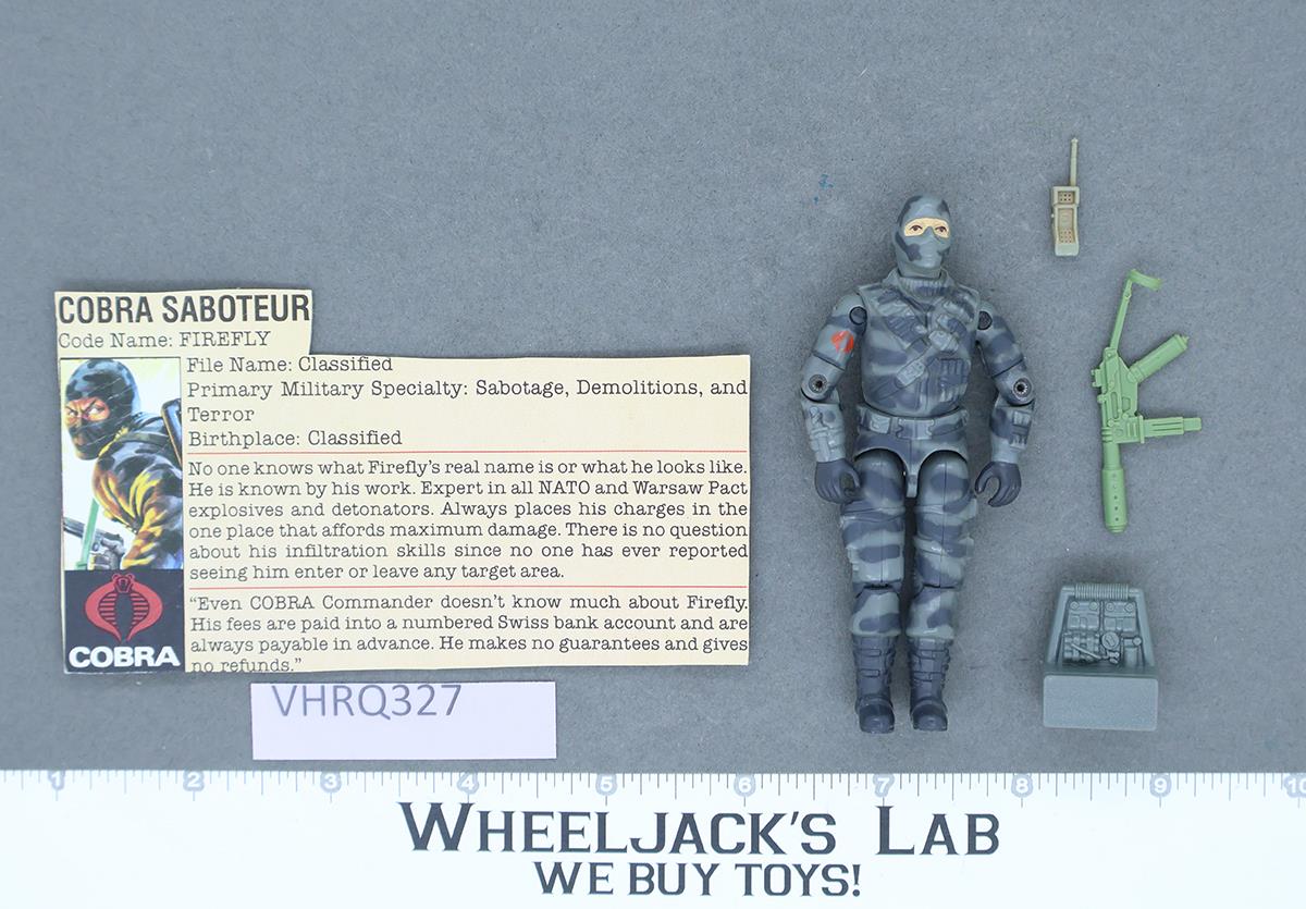 Firefly V1 100% Complete G.I. Joe 1984 Hasbro Vintage Action Figure