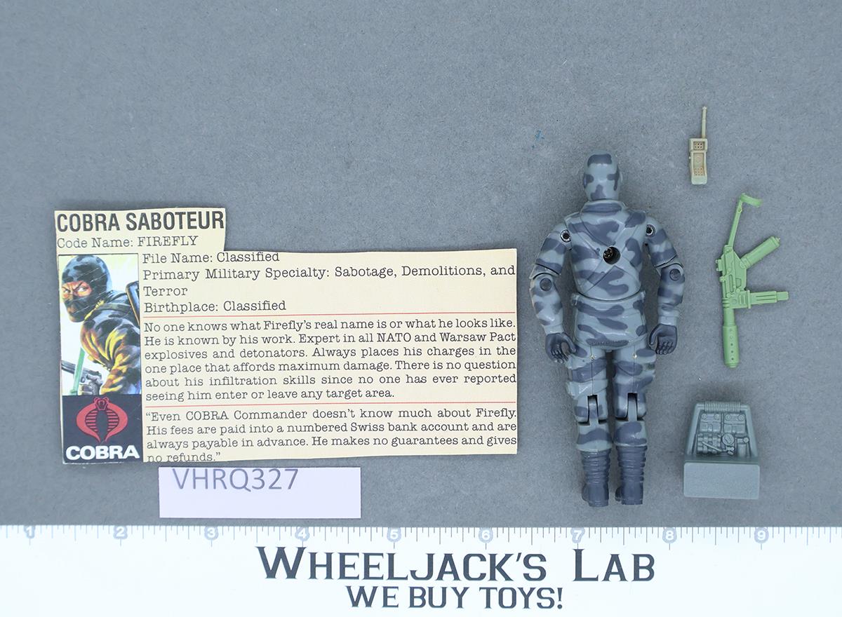 Firefly V1 100% Complete G.I. Joe 1984 Hasbro Vintage Action Figure