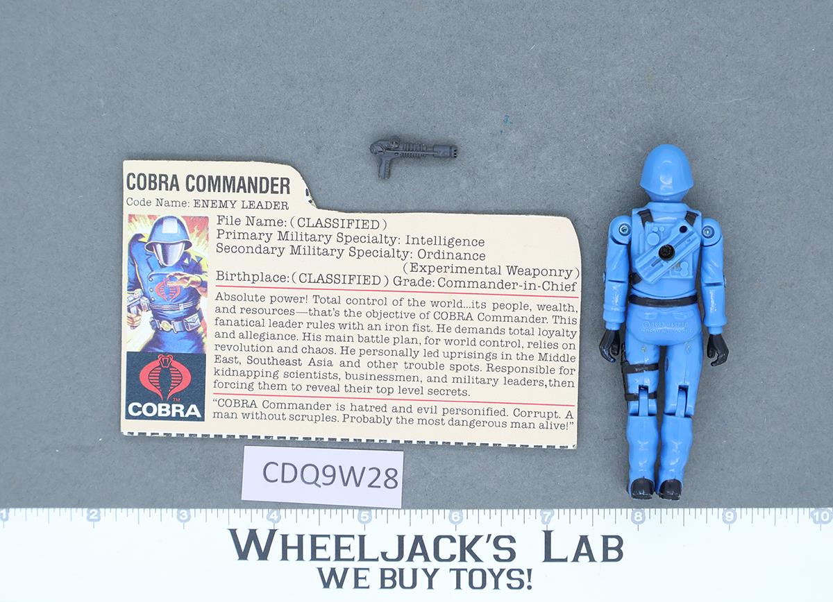 Cobra Commander V1.5 100% Complete G.I. Joe 1983 Hasbro Vintage Action Figure