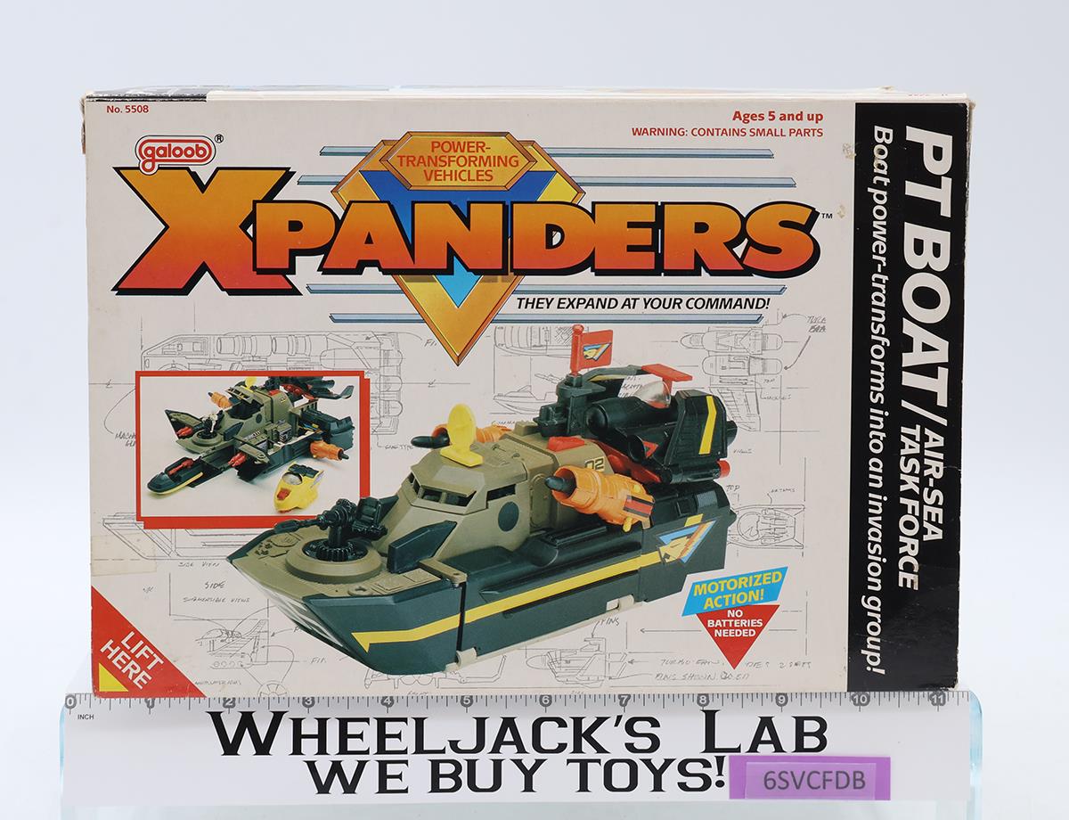 PT Boat / Air-Sea Task Force Xpanders 1989 Galoob Vintage Action Figure Vehicle