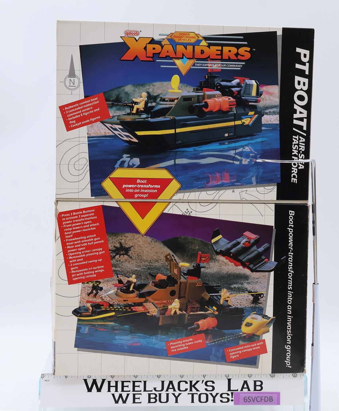 PT Boat / Air-Sea Task Force Xpanders 1989 Galoob Vintage Action Figure Vehicle