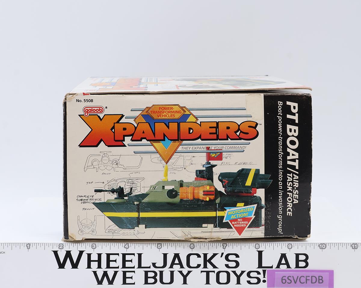 PT Boat / Air-Sea Task Force Xpanders 1989 Galoob Vintage Action Figure Vehicle