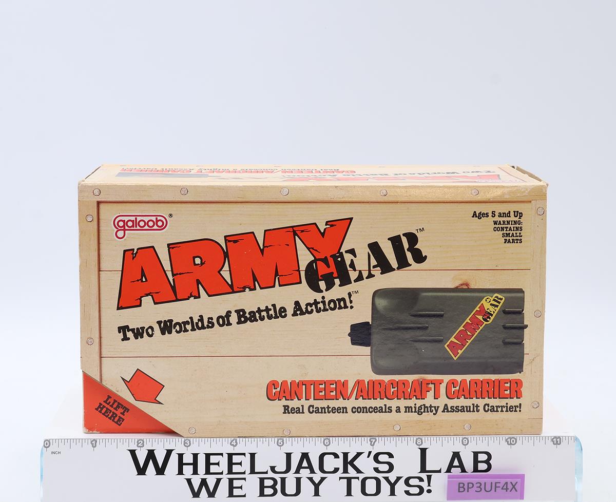 Army Gear Canteen / Aircraft Carrier 1987 Vintage Galoob Micro Machines