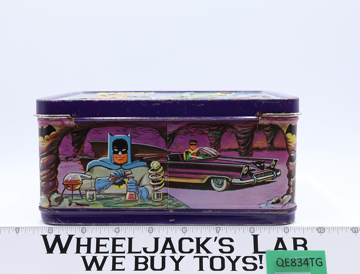 Batman and Robin Metal Lunch Box 1966 Aladdin w/ THERMOS