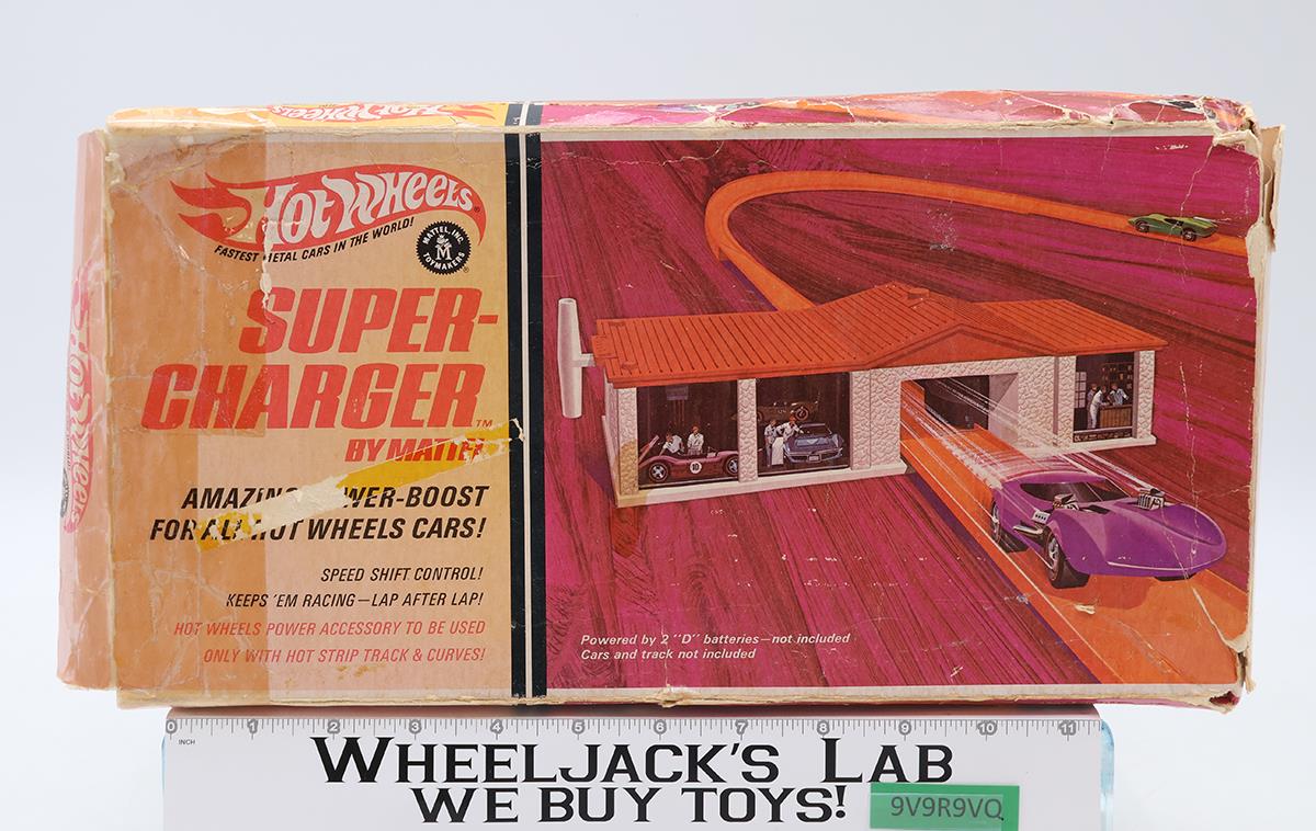 Super-Charger Hot Wheels 1968 Mattel WORKS Vintage Power Boost Accessory